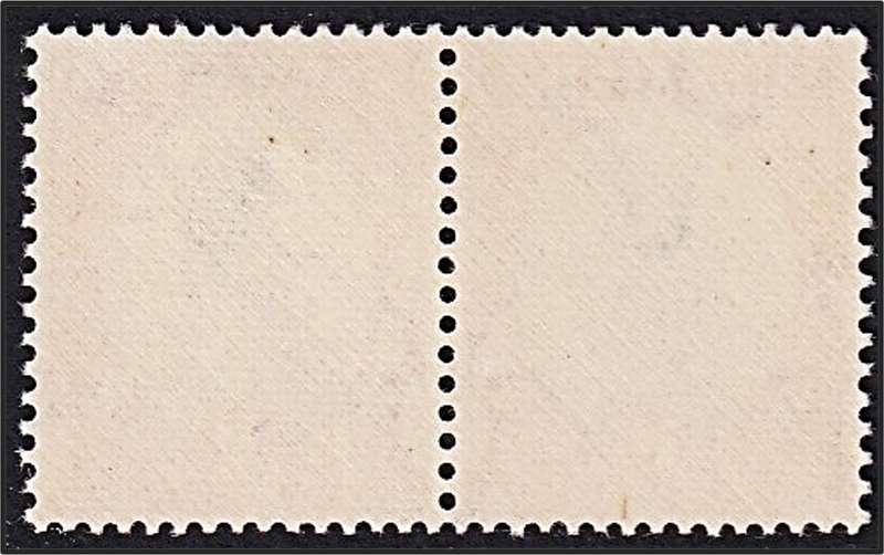 1934 Union 1d UMM(**) Variety - Prominent Black V-Lines/Double DR Blade