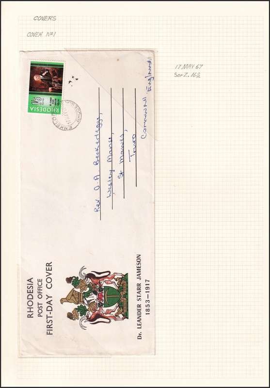 Rhodesia Postmarks Described - Enkeldoorn, Belmont, Figtree & Featherstone