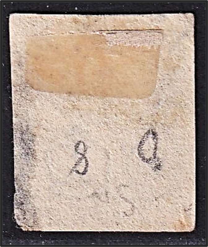 1840 GB Penny Black Used (Thinned) - Great Space Filler!