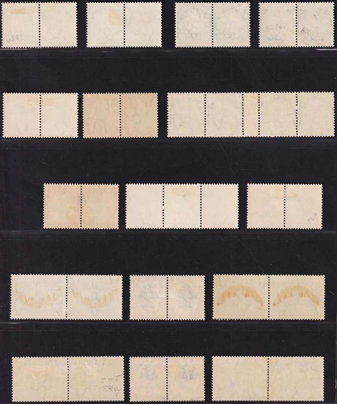 1933/48 Union Unscreened Hyphenated MM(*) Set & Most Varieties  @ CV  R5,420+
