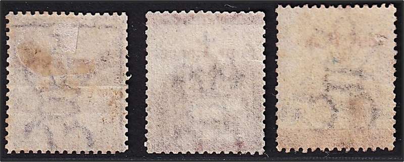 1868 CoGH 4d on 6d CC.22, Normal/Misplaced Bars & Missing Bars