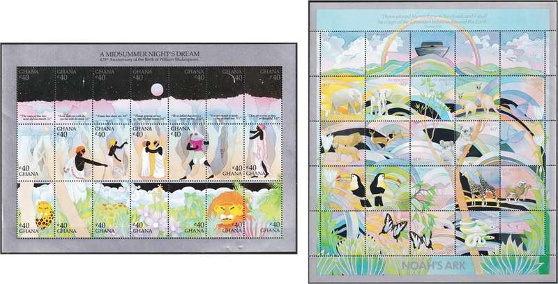 Dogs, Cats, Animals of the Ark etc... on UMM(**) Minisheets - Great Animal Thematic!