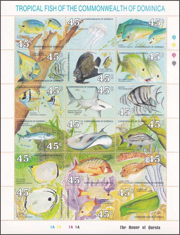 Two UMM(**) Minisheets with Marine Life Thematic Content