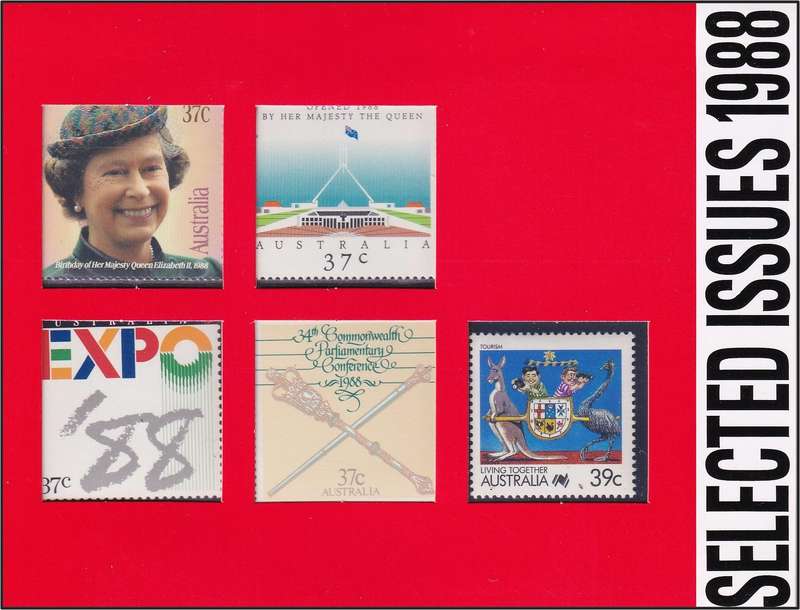 1987/7 Australia UMM(**) Sets in Giftpacks etc..  @ R725+