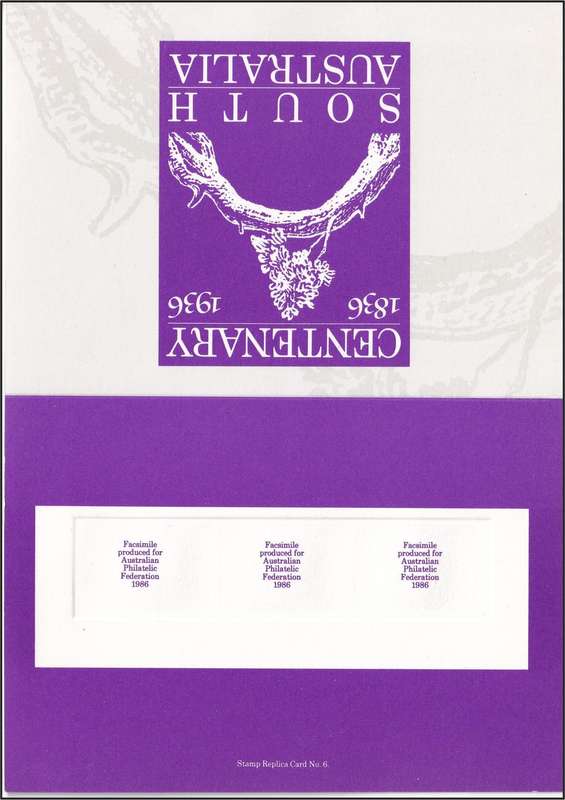 1985-1988 Australian Philatelic Federation Collectable Facsimile Sheets x 4