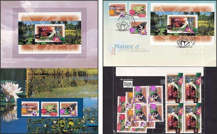 1997 Australia - Nature of Australia High Value Set in Blocks, Giftpack & FDC  @ CV  R3,000+