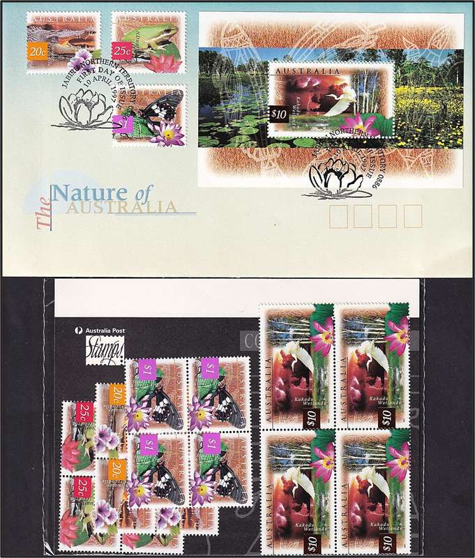 1997 Australia - Nature of Australia High Value Set in Blocks, Giftpack & FDC  @ CV  R3,000+