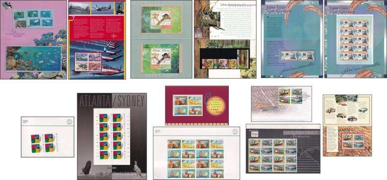 1995-97 Australia Sets in Giftpacks, Sheetlets etc. Great Thematic Content @ R1,500+