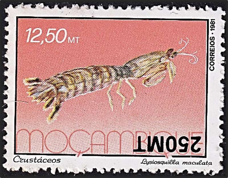 1994 Mozambique UMM(**) 250MT on 12.50MT Surcharge Inverted & Misplaced - RARE