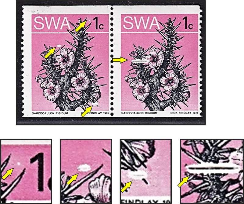 1973 SWA CC.266 UMM(**) Coil Pair - White Blobs & Small Sun - Scarce!