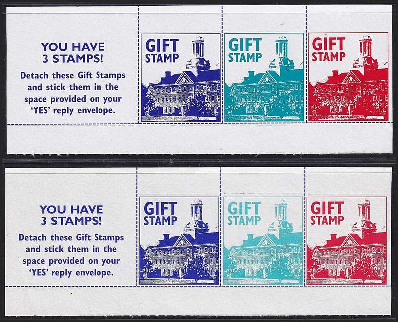 RSA Cinderella Issues 2 x Different Shades Gift Stamp Strips