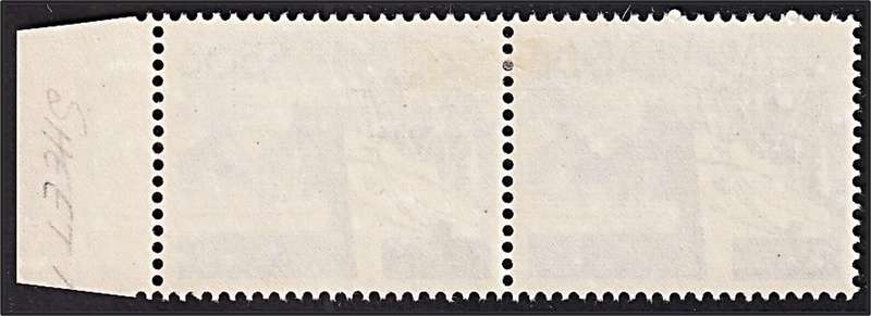 1962 RSA 50c MM(*) Pair Flaw - Double Vertical Black DR Blade - Scarce!