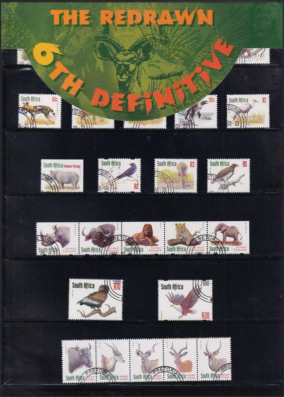 1998 RSA Yearpack, 6th Definitive & 7th Definitive Issues, All CTO