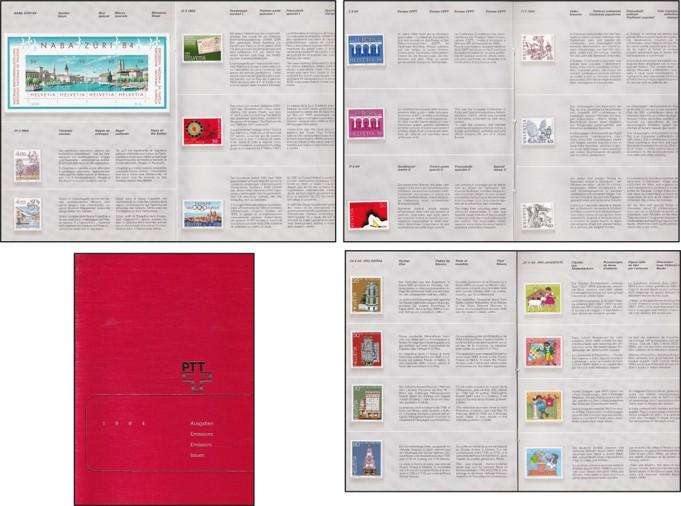 1984 Switzerland Year Book Issues UMM(**)