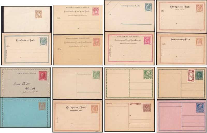 16 x Early Austria Unused Postal Stationary - Rare PC's, Wrappers etc