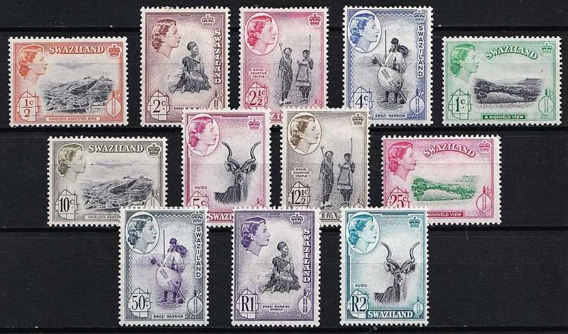 1961 Swaziland QEII MM(*) Decimal Set  @ CV  R1,659
