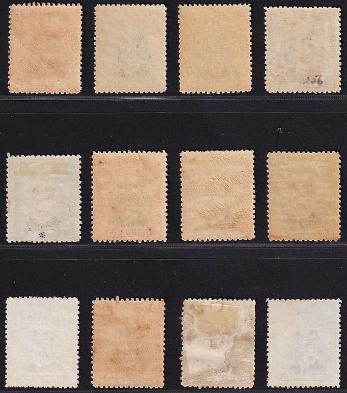 1913 BSAC Admirals, Die III, All MM(*) except CC.274/272b (No Gum)  @ Normal CV  R12,350