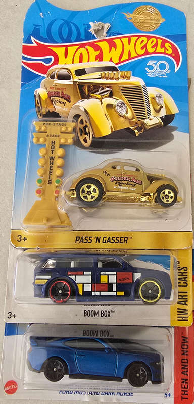 Hot wheel combo with 50th anniversary collectable