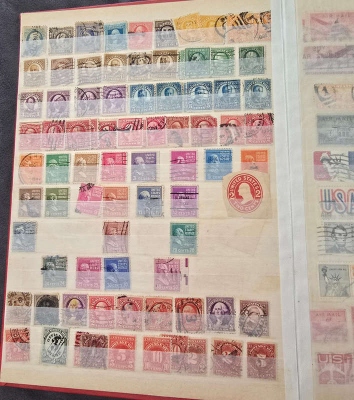 USA stamp album unvalued!!!