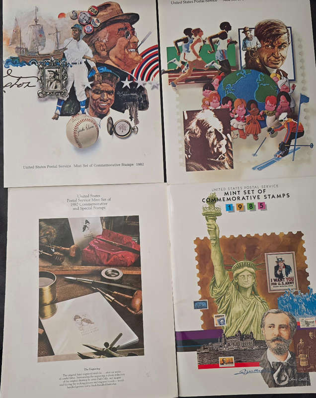 Own the prestigious Mint stamp packs US 79,80,82 & 85