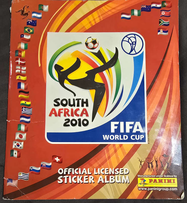 Rare and highly collectable 2010 world cup soccer sticker album full
