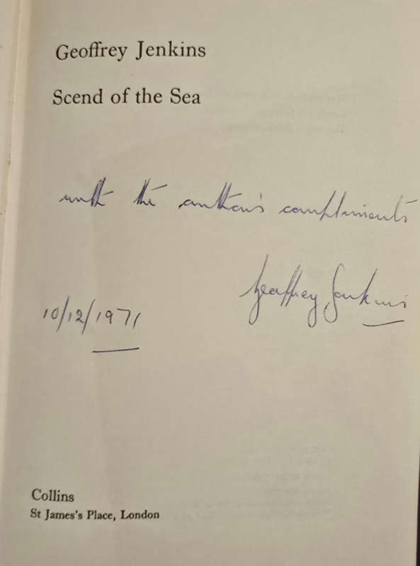 Autographed book in great condition 1971