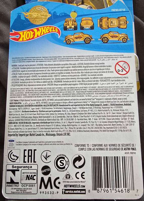 Hot Wheels Pass 'N Gasser 50th gold age