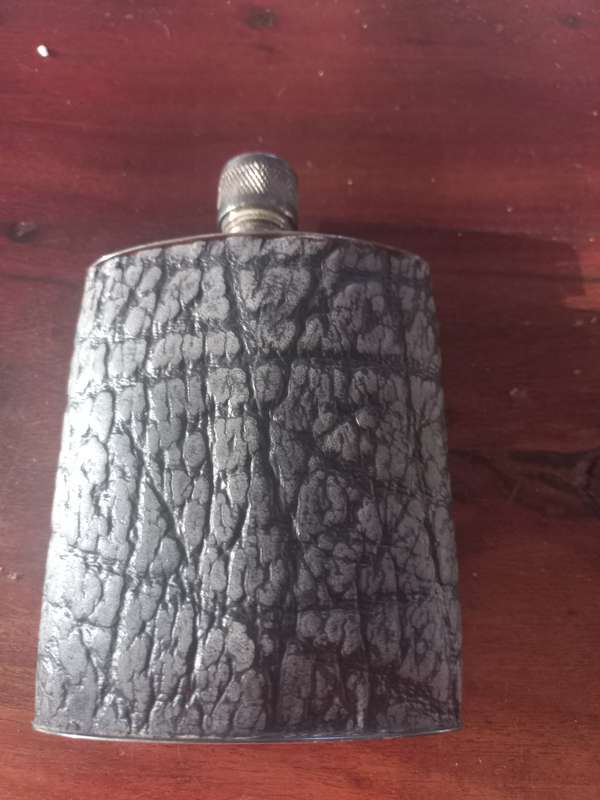 Vintage leather flask