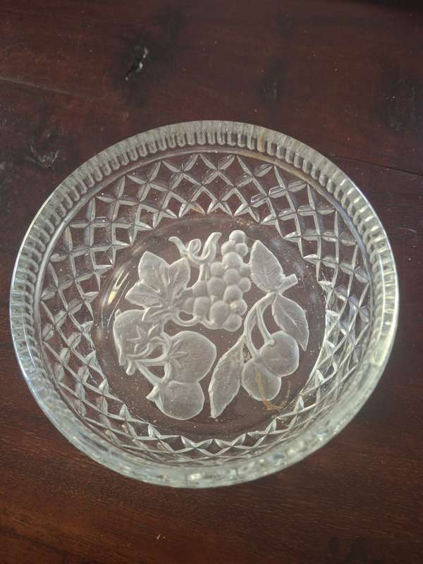 Crystal glass bowl small