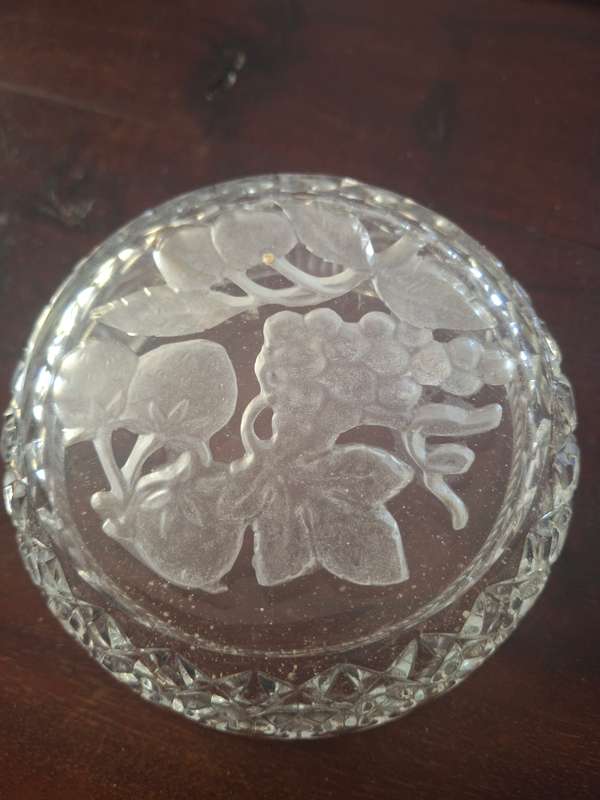 Crystal glass bowl small