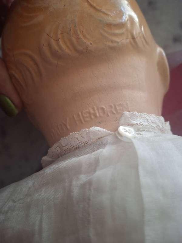 Baby hendren vintage doll