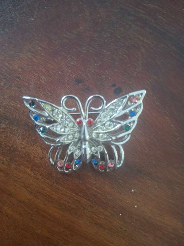 Beautifully crafted DOrlan butterfly brooch