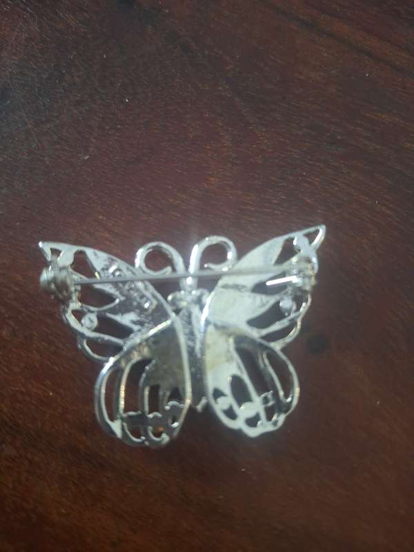 Beautifully crafted DOrlan butterfly brooch