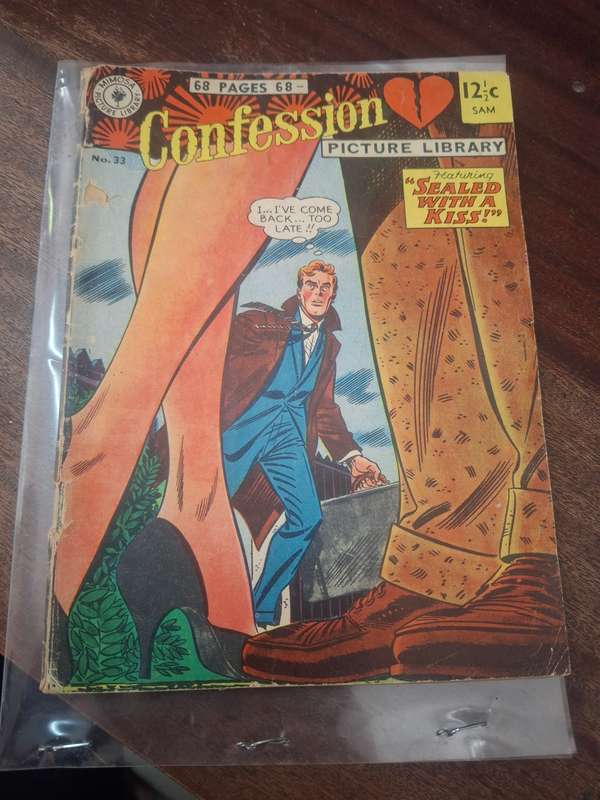 Confessions comic book vintage