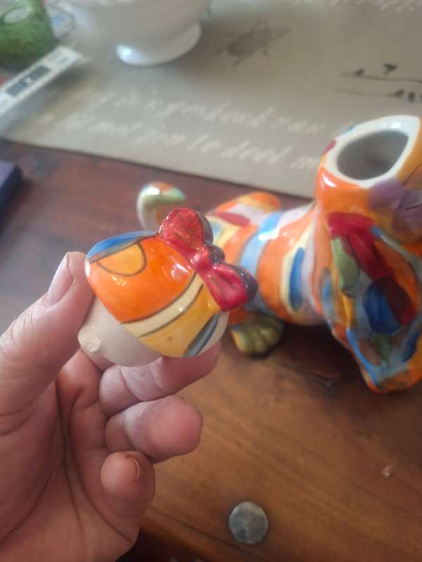 Blue Sky Teapot in Multicoloured Cocker Spaniel Shape