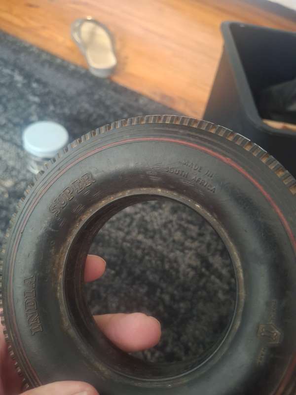 Super india tire ashtray made in south africa