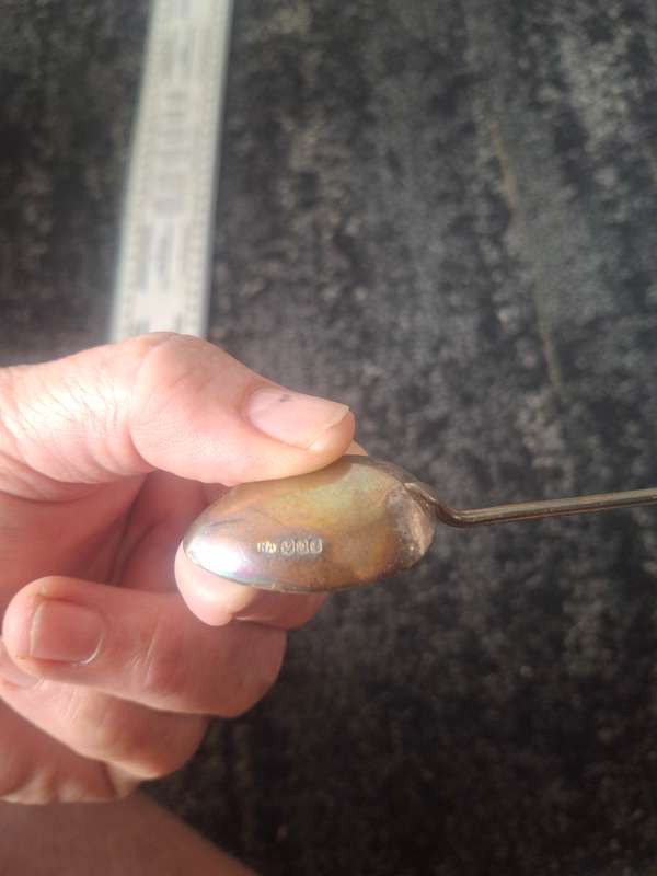 Sterling silver spoon