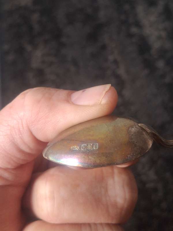 Sterling silver spoon