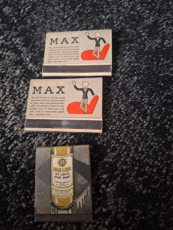 Match boxes  x3