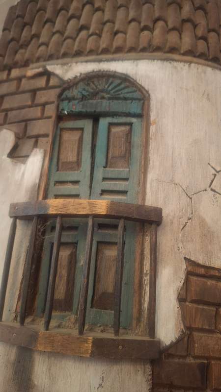 Wooden carving