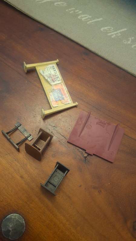 Vintage train track signs