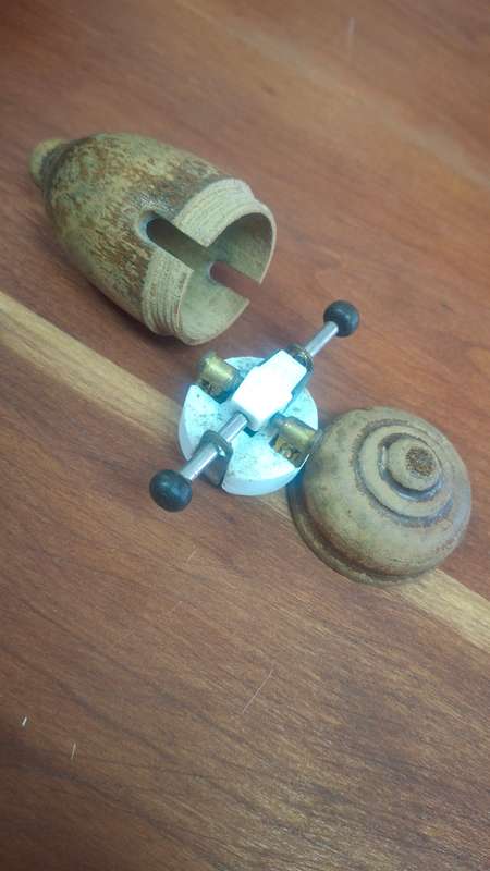 Vintage Old Handcrafted Electrical Wooden Switches Indian House On/Off Switch