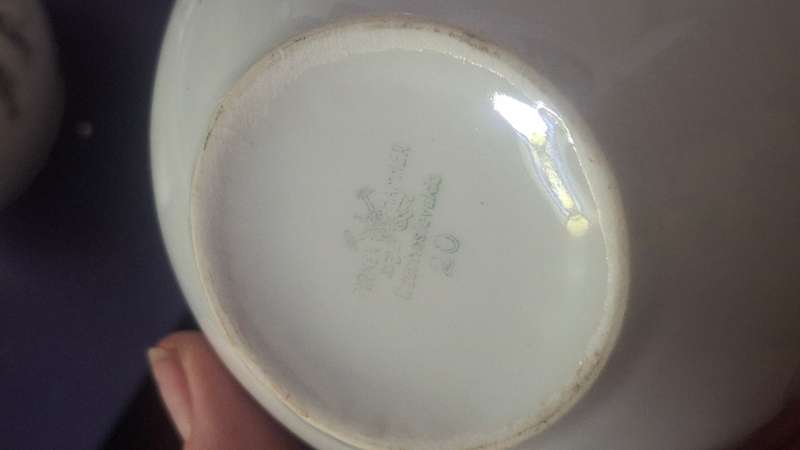 Sugar and milk cups vintage made in czechosloveky