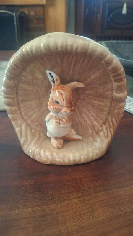 SylvaC, Bunny Mushroom Vase,