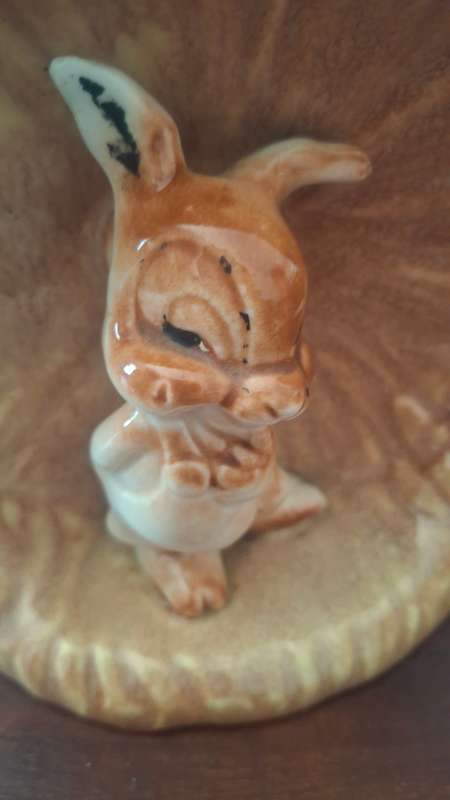 SylvaC, Bunny Mushroom Vase,
