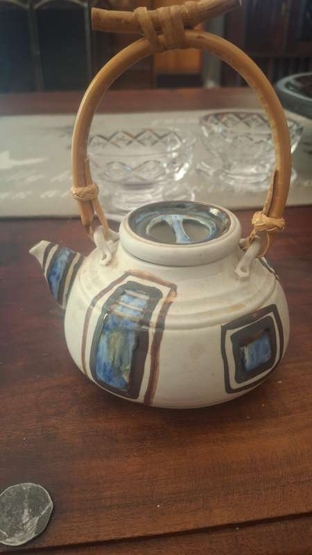 Vintage hand crafted teapot
