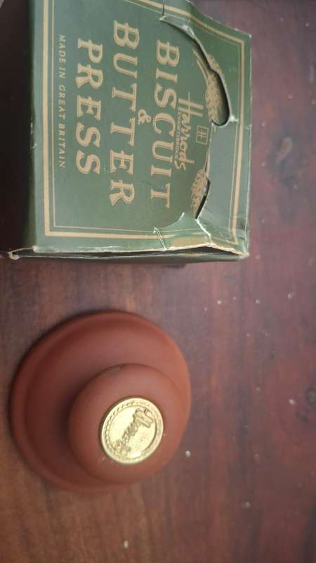 Vintage biscuit and butter press