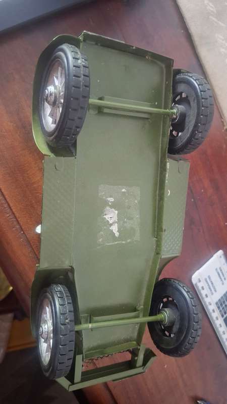Vintage jeep toy car