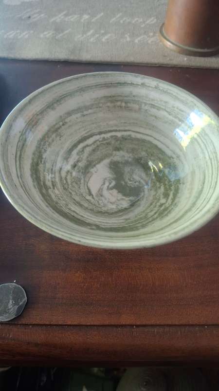 Vintage green bowl