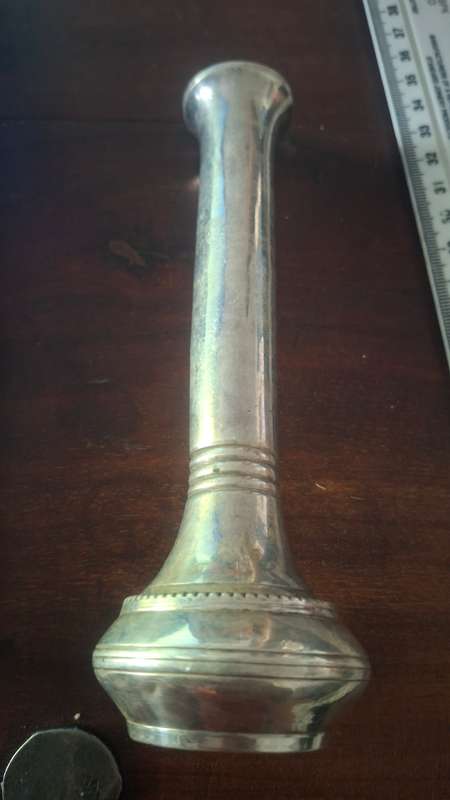 Vintage metal vase